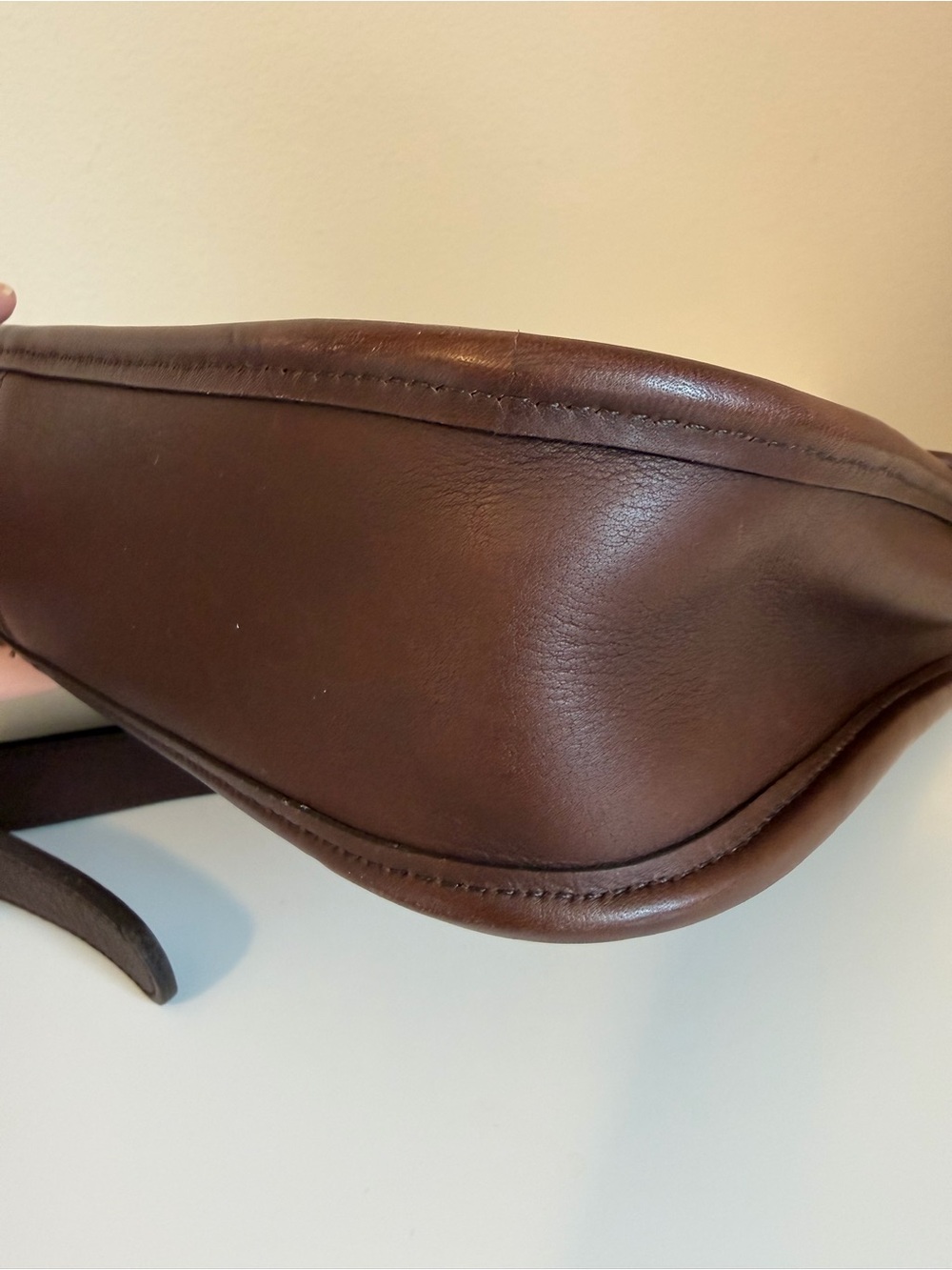 Vintage Coach Large Sidepack 9979 Mahogany - Picture 6 of 16